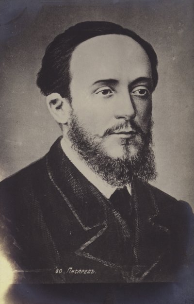 Dmitry Ivanovich Pisarev (1840-1868), radicale Russische schrijver en sociaal criticus door Russian Photographer